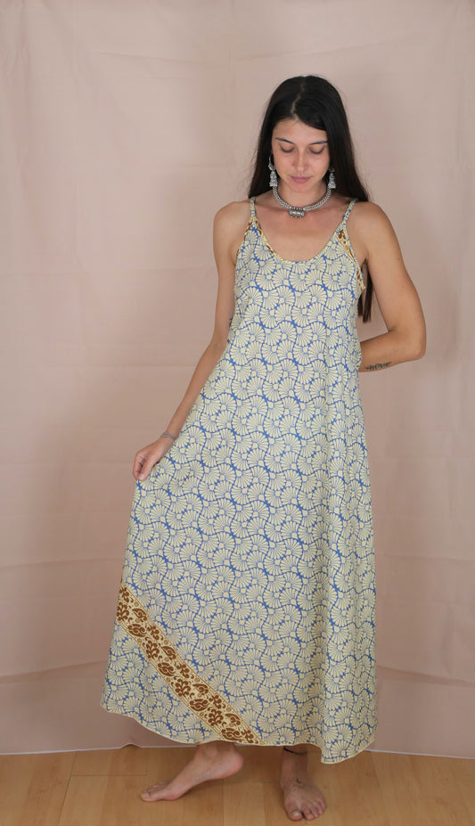 Robe Kala Lotus Bleu