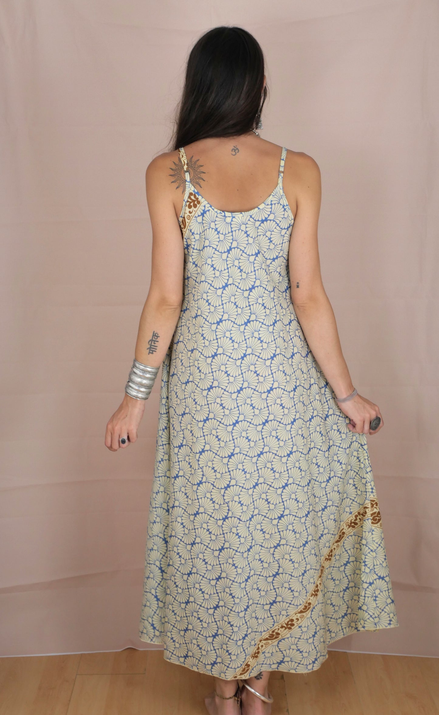 Robe Kala Lotus Bleu